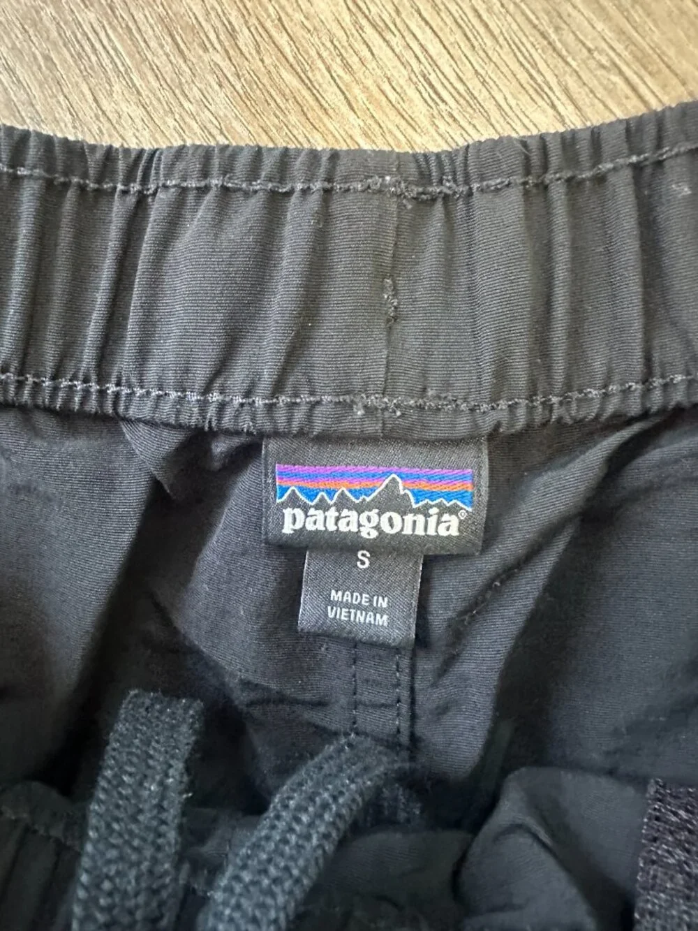 Patagonia Black Women's Athletic Shorts - Picture 2 of 3